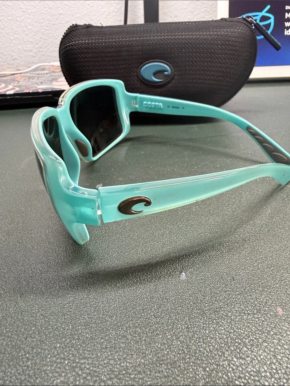 Women’s Teal Costa Sunglasses -